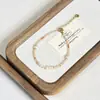 Pulsera de Perlas de Agua Dulce y Circonita Estilo Coreano Súper Hada para Mujer Diseño de Nicho Pulsera con Cuentas de Cristal Joyería de Mano Simple y Versátil para Mujer