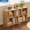 Estante de Livros Prateleira de Armazenamento Simples de Chão com Apoio na Parede Armário de Armazenamento Quarto de Aluguel Grade Multicamadas Sala de Estar Casa Quarto de Dormir Estante de Livros