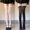 Medias de liga extralargas y de talla grande con diseño de cruz, estilo 'hot girl' Y2K, calcetines largos de metal con cruz subcultural, calcetines para Cosplay