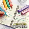 Resaltador Colorido Multicolor Libreta para Hacer Resaltador Perlado de Alto Valor Pluma Marcador Fluorescente Flash para Tomar Notas