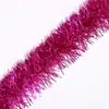 Decoração de Natal Transfronteiriça Cor Sólida Filamento Decoração de Atmosfera para Festa de Aniversário Guirlanda de Chenille Decoração Interna de Shopping