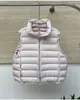 Chaleco ligero de algodón con relleno de plumón acanalado para mujer, estilo corto, nueva versión coreana Otoño e Invierno 2026, corte holgado, cuello alto, chaleco súper elegante