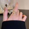Anillo de Mariposa Diamante Super Hada Estilo Ins para Mujer Sentido de Alta Gama Estilo Frío Distintivo Anillo para Dedo Nueva Moda Primera Joyería