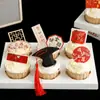 Decoración de Cupcakes para la Temporada de Graduación 2025: Futuro Brillante, Bendiciones de Éxito en la Lista Dorada, Inserciones Decorativas para Repostería