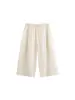 Pantalones tipo globo de cintura elástica con cordón para mujer talla grande, estilo otoño 2026, holgados, versátiles, casuales, cortos para mujer talla grande NK1602