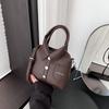 Bolso de Mujer Personalizado Bolso de Mano Exportación Nuevo Estilo Bolso Moda Textura de Alta Gama Color en Contraste Casual Hombro Cruzado