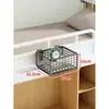 Cesta colgante para mesita de noche de dormitorio, estante para almacenamiento de snacks en la cama del estudiante, estante colgante de almacenamiento para dormitorio, solución de almacenamiento para literas