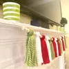 Decoração de Natal Exclusiva Transfronteiriça Bandeira Pendurada de Contas de Madeira Acrílica Decoração de Feriado para Sala de Estar Adereços para Fotos