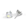 Pendientes de Titanio F136 Originales Brillantes de Swarovski para Lóbulo y Hélix Joyería para Piercing Accesorios de Aleación de Titanio G23
