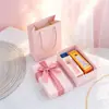Caixa de presente Spot Pink Bow Cosméticos Batom Perfume Caixa de presente Cachecol Luvas Caixa de presente de aniversário para namorada