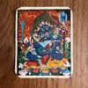 Hotong Nepal Tíbet Thangka de Mahakala Pintado a Mano Puro Núcleo de Tarjeta 4*5