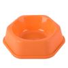 Suprimentos para animais de estimação atacado tigela de plástico para animais tigela de comida tigela para cachorro cor doce tigela hexagonal para gato tigela de comida para cachorro multi-tamanho