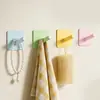 Gancho Fuerte Adhesivo de Dopamina de Venta Caliente Transfronterizo, Sin Taladro, Gancho Único Sin Rastro para Baño, Cocina y Detrás de la Puerta para Colgar Ropa y Sombreros, Mayoreo