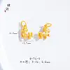 Loja de Ouro Puzuo Mesmo Estilo Ouro Areia Acessórios DIY Colar com Pingente de Cavalo do Zodíaco para Mulheres Novo Estilo Chinês Corrente para Clavícula do Zodíaco Nacional