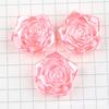 Flor Rosa ABS Perla Imitación Flor DIY Casero Crema Pegamento Material para Funda de Teléfono Bolsa DIY Adorno para Cabeza Accesorios para el Cabello