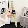 Adecuado para Correa de Reloj Iwatchs11 Apple 109876543 Generación Se Cintura Pequeña Pulsera de Cuero Granulado para Mujer