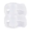 Separador de dedos de sapato vestível para dedos sobrepostos, separador de joanete, separador de dedos invisível com rosca de furo duplo