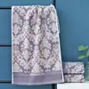 Toalhas Masculinas de Cor Escura, Algodão Macio Colorido, Sem Fiapos, Tingidas no Fio, Absorventes, Jacquard, Toalhas de Rosto para Casa, Atacado, Embaladas Individualmente