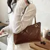 2026 Nova Bolsa Grande de Xadrez Diamante Moda Tendência Celebridade da Internet Bolsa de Ombro Único Transversal Grande Capacidade Corrente Feminina Versátil