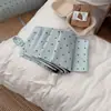 Guarda-chuva pequeno de bolinhas para mulheres, uso duplo para sol e chuva, proteção solar, proteção UV, totalmente automático, dobrável, estilo ins