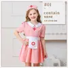 Fantasias Infantis de Halloween Fantasias de Enfermeira Rosa Fantasias de Médico Enfermeiro Fantasias de Performance para Meninas Vestido Cosplay