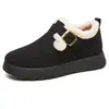 Zapatos de Algodón para Mujer, Zapatos Estilo Nuevo Birkenstock, Botas de Nieve Cálidas, Botas Cortas Cómodas, Botas Forradas de Felpa y Engrosadas, Botas de Algodón con Suela Suave
