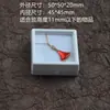 Caja para Piedras Sueltas Caja de Empaque Cuadrada de Plástico Acrílico con Tapa de Vidrio para Exhibición y Almacenamiento de Joyería de Anillo con Piedras de Colores