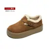 Sandálias Birkenstock Originais de Couro~Sola Grossa para Mulheres 2026 Novo Modelo de Verão Cobertura Total Aumenta Altura Birkenstock Flats Tamanho Grande Calçados Femininos 41 a 43