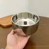 Tazón de Arroz, Tazón de Sopa, Tazón de Yogur de Acero Inoxidable 316, Uso Doméstico para Adultos, Tazón Personal de Doble Capa con Base Alta Antiescaldado para Niños