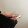 Anillo Abierto de Diseño Nicho Planeta Saturno Esmalte de Zirconio Gota de Aceite para Mujer ins Lujo Ligero de Alta Gama Anillo de Dedo Anillo
