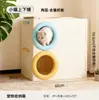 Casa de Gato de Plástico Extra Grande al por Mayor Suministros para Mascotas Casa de Gato para Interiores Almacenamiento Jaula para Gatos Villa para Gatos Multicapa con Almacenamiento
