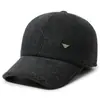 Sombrero de invierno para hombres de mediana edad y ancianos, sombrero a prueba de viento, gorra de béisbol a prueba de frío, gorra de pato extra gruesa con terciopelo, protección para las orejas, sombrero de algodón cálido