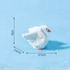 Paisagem Micro Simulada Belo Cisne Branco Figura de Animal Garrafa Ecológica com Musgo Decoração de Paisagismo Pedreira Acessórios Pequenos Enfeites