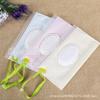 Bolsa para Toallitas Húmedas Autosellable de Protección Ambiental EVA Extracción Flip-on Bolsa para Toallitas Húmedas Estilo Mano Bolsa para Toallitas Húmedas de Color Raya Horizontal