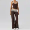 Cross-border Brushed Fitness Set Fashionable Polka Dot Fake Two-Piece Hip Lifting Waist-Raising Slimming Quick-Drying Sportswear Yoga Suit Set