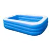 Piscina Inflable de Dropshipping, Piscina Inflable Temática del Océano, Piscina de 1.5m con Desbordamiento, Bomba de Agua de Burbujas Impermeable