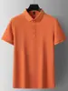 Camisa polo básica multicolor para hombre, suave, agradable para la piel, transpirable, versátil, adecuada para ropa business casual, camiseta interior de manga corta para verano