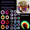 Atacado Cristal Luminoso Spinner de Dedo Eletrogalvanizado Giratório de Palma Plástico Spinner de Dedo Brinquedo Popular de Barraca de Rua Transfronteiriço