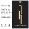 Lámpara de Araña para Escaleras Moderna Minimalista Villa Dúplex Loft Escalera de Caracol Marco Rectangular Ultralargo Luminarias
