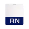 En stock Permiso de trabajo para enfermera RN americana Figura de bienvenida de plástico Tarjeta VIP de dibujos animados Tarjeta anti-exhibición transparente de PVC