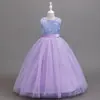 Vestidos Infantis Transfronteiriços, Vestidos de Princesa para Festas Infantis, Roupas para Festa de Aniversário de Bebê e Apresentação de Piano, Vestidos Tutu