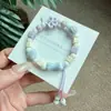 Pulsera de Cerámica Jingdezhen Nueva Pulsera de Cerámica Estilo Chino Joyería Hecha a Mano Cuerda Estilo Tíbet Puesto de Pulseras Jingdezhen