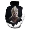 Roupa Masculina Outono e Inverno Jogo Mito Negro: Wukong Series Peripheral 3D Digital Printing Masculino com capuz