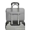 Bolsa portátil para laptop para almacenamiento en negocios, oficina y viajes, maletín, bolso de hombro para laptop, bolso cruzado interior