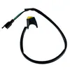 Interruptor de motocicleta modificado ATV Interruptor de partida ATV Interruptor de desligamento de energia de chama de motocicleta multicolorido Vermelho