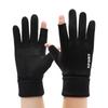 Guantes para hombre de otoño e invierno engrosados cálidos pantalla táctil conducción equitación sin dedos pesca para llevar guantes comercio exterior venta al por mayor transfronteriza