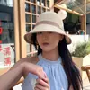 Sombrero para mujer, a prueba de sol, de moda, tipo pescador, elegante, casual, igual al de mostrador, nuevo, para viaje, protección solar, que hace que la cara se vea más pequeña, bombín