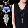 Cadena Larga para Suéter, Collar de Lujo Ligero y de Alta Gama para Mujer, Accesorio de Borla Moderno y Versátil, Colgante Simple de Perla que No se Desvanece