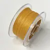 Hilo de Cera Redondo Sudamericano Ultra Fino de 0.2 mm Anillo Tejido a Mano Cuerda de Mano Hilo Delgado Hilo Trenzado Macramé Cuerda Trenzada Cable Cera