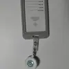 Crachá de identificação de funcionário transparente conjunto de crachás de trabalho conjunto de crachás de trabalho conjunto de cordão cartão de ônibus conjunto de cartão de acesso